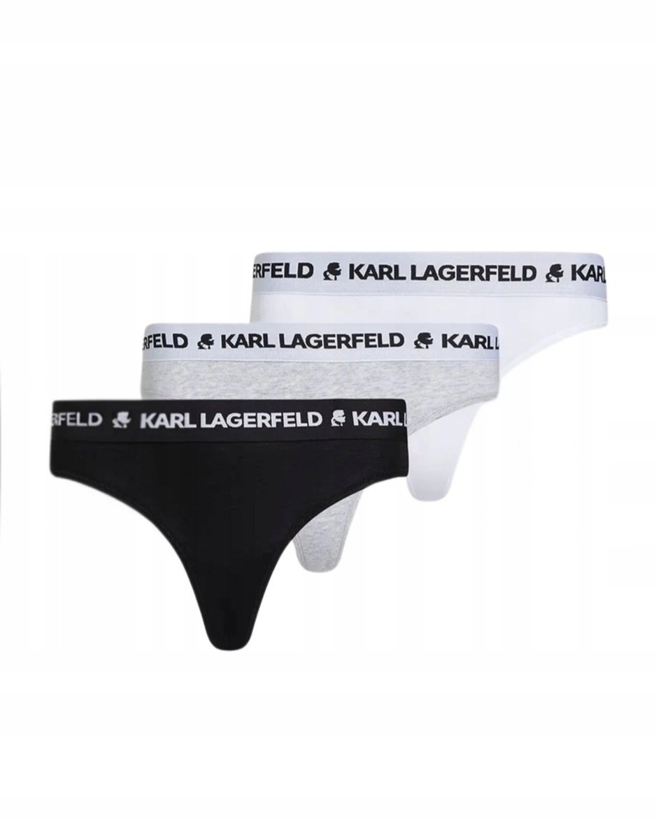 KARL LAGERFELD STRINGI MAJTKI ZESTAW 3 PACK XL