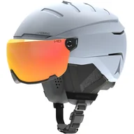Kaski narciarskie - Atomic Savor GT Amid Visor HD, Kask narciarski z przyłbicą, szary - miniaturka - grafika 1