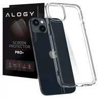 Etui i futerały do telefonów - Etui obudowa case Spigen Ultra Hybrid do Apple iPhone 14 Crystal Clear + Szkło - miniaturka - grafika 1