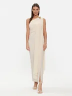 Sukienki - Rinascimento Sukienka wieczorowa CFC0117713003 Écru Regular Fit - miniaturka - grafika 1