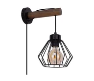 Lampy ścienne - Spot-Light DO8931156 - Kinkiet MUG 1xE27/15W/230V orzech - miniaturka - grafika 1