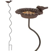 Karmniki dla ptaków - Poidło dla ptaków na spiralnej nodze 128 cm - miniaturka - grafika 1