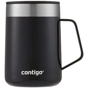 Kubek termiczny z uchwytem Contigo Streeterville 420 ml Black - Kubki termiczne - miniaturka - grafika 1