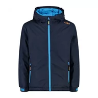 Kurtki i płaszcze dla chłopców - CMP - Kid Jacket Fix Hood, Boy, Black Blue, 152 - miniaturka - grafika 1