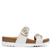 Klapki i japonki damskie - Klapki Scholl Nice MF32017 Biały - miniaturka - grafika 1