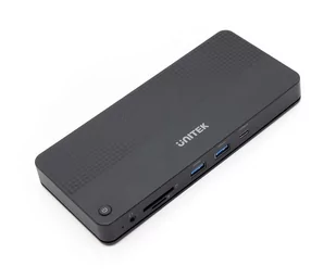 Unitek USB-C - HDMI DisplayPort USB RJ-45 SD microSD Audio PD 100W - Huby USB - miniaturka - grafika 2