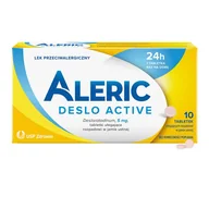 Leki na alergię - US Pharmacia SP. Z O.O. Aleric Deslo Active tabletki ulegające rozpadowi w ustach 5mg 10 tabletek 3375653 - miniaturka - grafika 1