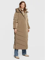Kurtki damskie - Calvin Klein Kurtka zimowa Modern K20K205127 Beżowy Regular Fit - miniaturka - grafika 1