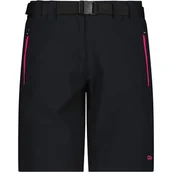 Spodenki damskie - CMP - Szorty trekkingowe z paskiem, antracytowy-festiwalowe, XXL - miniaturka - grafika 1