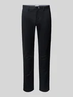 Spodnie męskie - Chinosy o kroju slim fit z wpuszczanymi kieszeniami - miniaturka - grafika 1