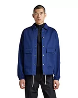 Kurtki męskie - G-STAR RAW Męska kurtka coach, niebieska (ballpen Blue C981-1822), S, niebieski (allpen Blue C981-1822), S - miniaturka - grafika 1