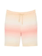 Spodenki damskie - TOM TAILOR Chłopięce dziecięce szorty dresowe ze wzorem batikowym, 31765 - Orange Red Dip Dye Print, 92-98 - miniaturka - grafika 1