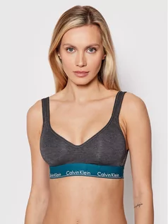 Koszulki sportowe damskie - Calvin Klein Underwear Biustonosz top 000QF5490E Szary - grafika 1