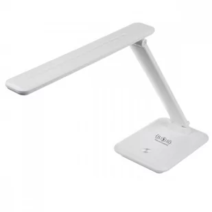 Maclean Lampka biurkowa LED 9w z ładowarką Qi MCE616W - Lampy stojące - miniaturka - grafika 1