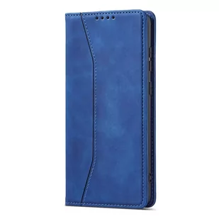 Magnet Fancy Case etui do Samsung Galaxy A13 5G pokrowiec portfel na karty kartę podstawka niebieski - Portfele - miniaturka - grafika 2