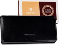 Portfele - Peterson Portfel damski ze skóry naturalnej na zatrzask Peterson - miniaturka - grafika 1