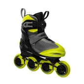 Rolki - Rolki dziecięce Roces Moody X Boy Tif Black/Lime EUR 36-40 - miniaturka - grafika 1
