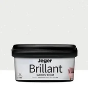 Tynki - Powłoka dekoracyjna Jeger Brillant 1 l Snow - miniaturka - grafika 1