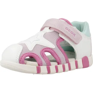 Sandały Geox Model B Sandal Iupidoo Gir Kolor Biały - Sandały damskie - miniaturka - grafika 1