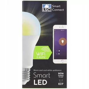 ŻARÓWKA LED LSC SMART CONNECT 10 W 806 LUMEN - Latarki - miniaturka - grafika 1