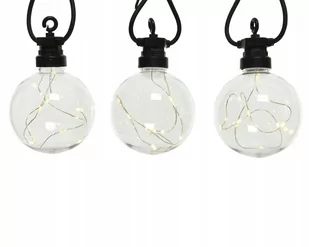 Girlanda ogrodowa łańcuch sznur świetlny 10 LED 3m - Lampy ogrodowe - miniaturka - grafika 1