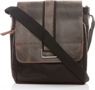 Teczki i aktówki - Belveder Mała listonoszka męska skórzana beżowa BV15 - miniaturka - grafika 1