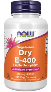Now Foods Witamina E - 400 - 100 kapsułek - Witaminy i minerały dla sportowców - miniaturka - grafika 1