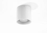 Lampy sufitowe - Sollux Lighting Plafon ORBIS 1 biały - miniaturka - grafika 1