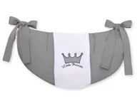 Organizery na łóżeczko - Przybornik- Torba Na Zabawki- Little Prince/Princess Antracyt - miniaturka - grafika 1