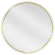 Lustra - Mexen Loft lustro łazienkowe okragłe 65 cm, rama złota - 9850-065-065-000-50 - miniaturka - grafika 1