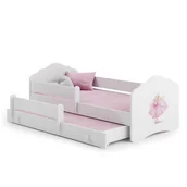 Łóżka dla dzieci i młodzieży - Łóżko podwójne FALA 160x80 Księżniczka w koronie - miniaturka - grafika 1