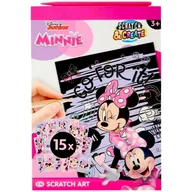 Zabawki kreatywne - Książeczka do drapania wydrapywanka Myszka Minnie + rysik - miniaturka - grafika 1
