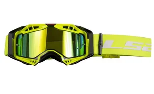 Gogle LS2 Aura Pro Czarno-zółte Lustrzanka + PINLOCK I ZRYWKI - Gogle i okulary motocyklowe - miniaturka - grafika 1