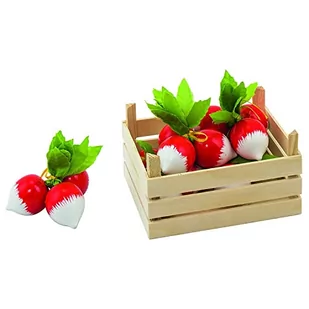 Goki RZODKIEWKA drewniane warzywo GK 51672 - Zabawki AGD - miniaturka - grafika 1