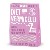 MAKARON (KONJAC TYPU VERMICELLIl) BEZGLUTENOWY BIO 385 g (300 g) - DIET-FOOD - Makaron - miniaturka - grafika 1