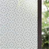 Okleiny - Elektrostatyczna folia okienna anty-podglądająca, samoprzylepna, nieprzezroczysta, zapewniająca prywatność, szkło matowe, dekoracyjna do łazienki i d - miniaturka - grafika 1