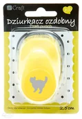 Przybory szkolne - Dalprint Dziurkacz ozdobny 2.5cm Kot - miniaturka - grafika 1