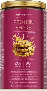 Dietetyczny koktajl MyBestPharm Protein Shake Karmel 450 g (5904824651385) - Odżywki białkowe - miniaturka - grafika 1