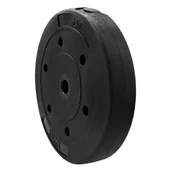 Obciążenia - Talerz Czarny Bitumiczny 10kg Na Gryf 26mm Sv - miniaturka - grafika 1