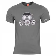 Odzież taktyczna i umundurowanie - T-shirt Pentagon Ageron Gas Mask, Wolf Grey (K09012-GM-08WG) - miniaturka - grafika 1