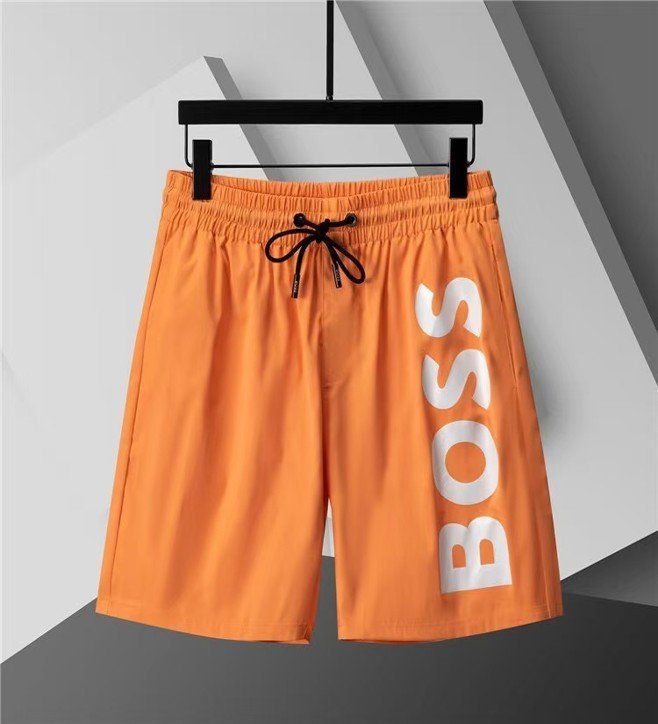 Męskie spodenki pomarańczowe Hugo BOSS rozmiar L ...12081..S3