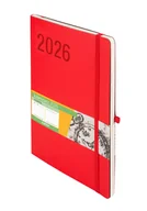 Kalendarze - Kalendarz 2026 Impresja B5 TDW czerwony - miniaturka - grafika 1