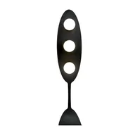 Lampy stojące - Lampa podłogowa AURA LP3 BL 3xE14 - czarny/opal - miniaturka - grafika 1