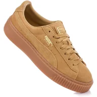 Buty trekkingowe damskie - Damskie buty trampki sportowe PUMA SUEDE PLATFORM - miniaturka - grafika 1