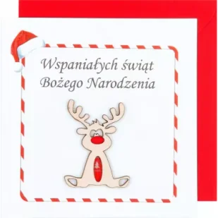 Kartka Boże Narodzenie - Kartki okolicznościowe i zaproszenia - miniaturka - grafika 1