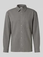 Koszulki męskie - Kurtka koszulowa z dodatkiem jedwabiu - miniaturka - grafika 1