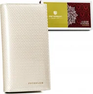 Portfele - Peterson Skórzany damski portfel Peterson PTN 421431-SBR-BE NoSize - miniaturka - grafika 1