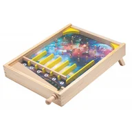 Zabawy w naśladowanie dorosłych - Pinball Drewniana Zabawka Edukacyjna Zręcznościowa Gra Dla Dzieci Kosmos - miniaturka - grafika 1