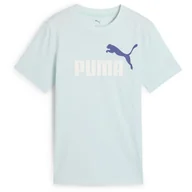 Odzież sportowa dziecięca - Koszulka Puma Ess 2 Color No.1 Logo Tee B, Dzieci - miniaturka - grafika 1