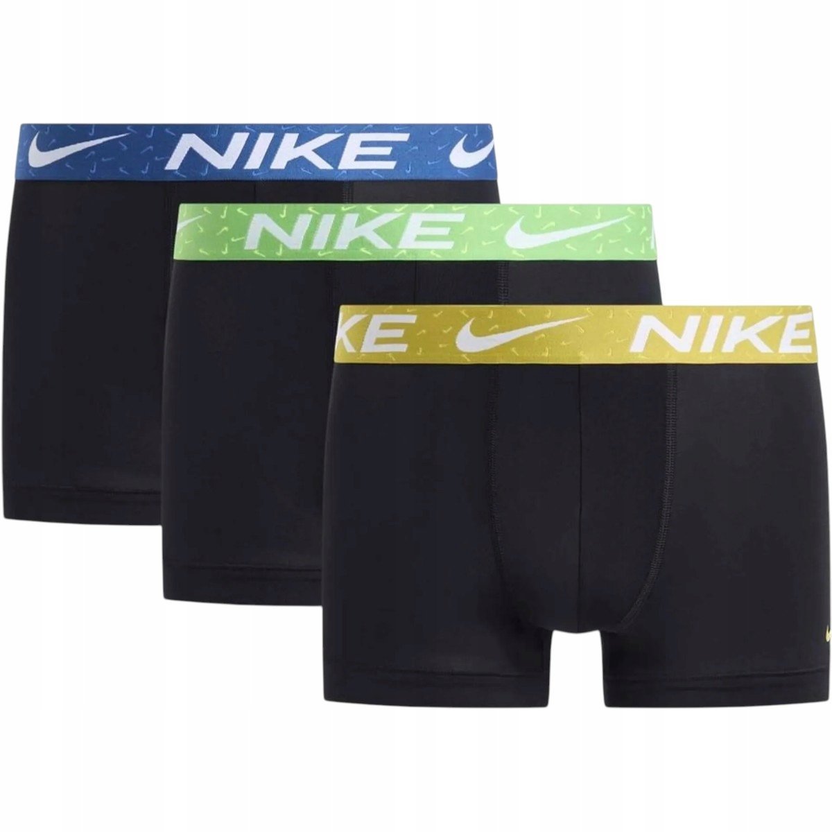 NIKE BOKSERKI MĘSKIE MAJTKI TRUNK 3PK CZARNE r.L
